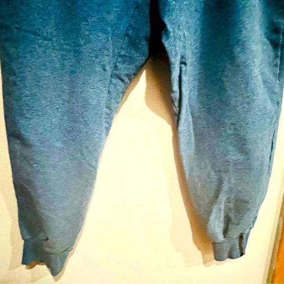 PAPER PLANES Mens Logo Sweatpants Melange Blue XL - Picture 9 of 11